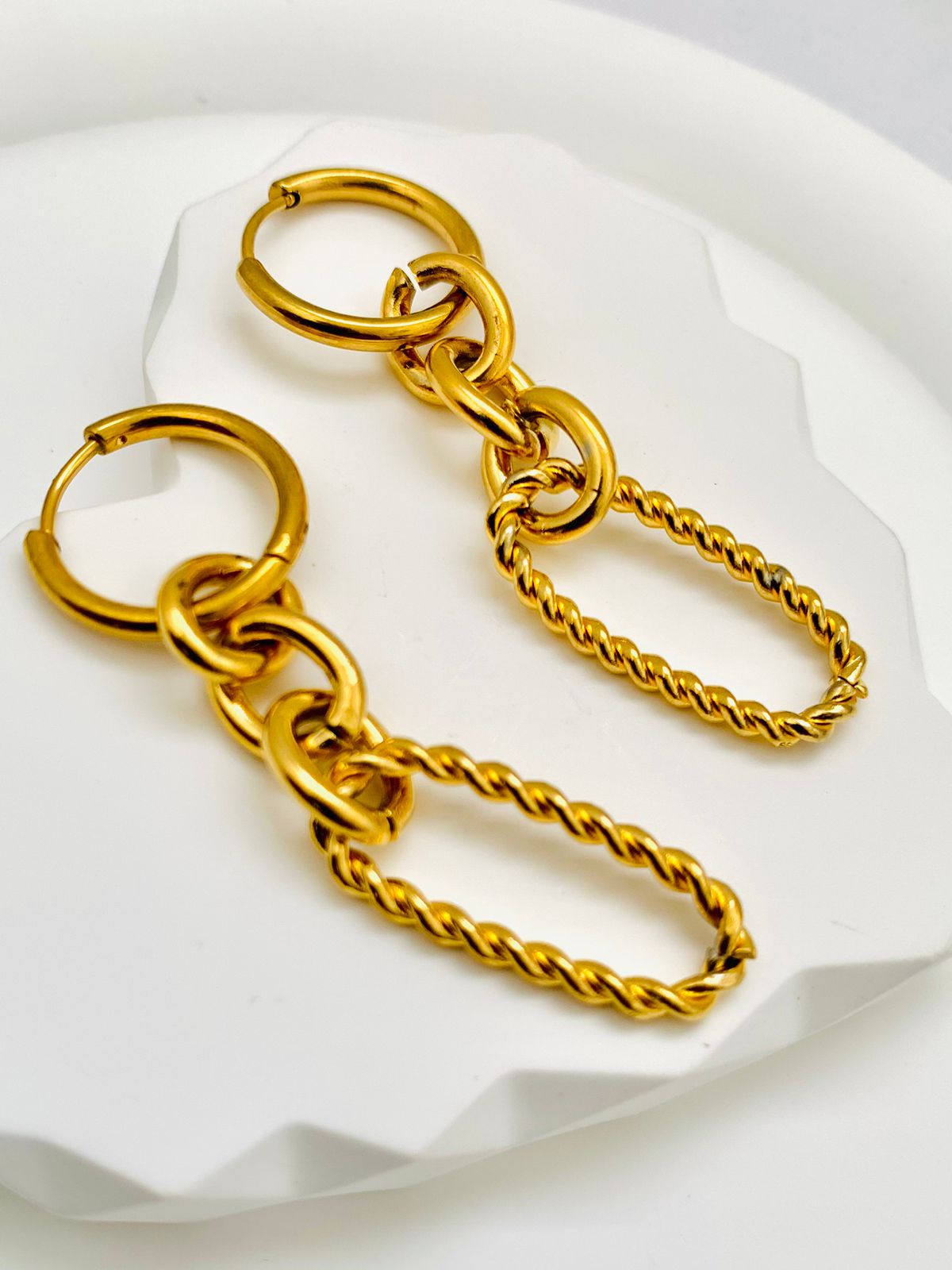 Bold Chain Drop Earrings