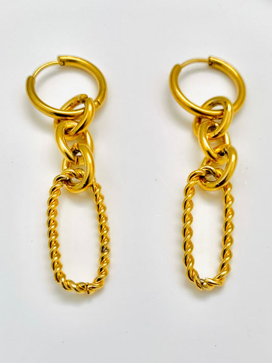 Bold Chain Drop Earrings