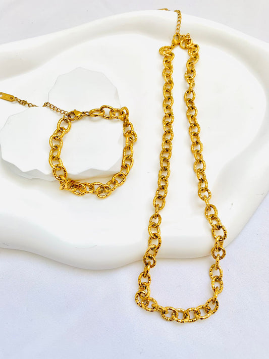 Bold Chain Link Jewelry Set